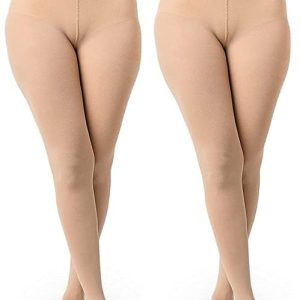 Uptakers Women Pantyhose Stocking White Color | Pack of 2 | Free Size