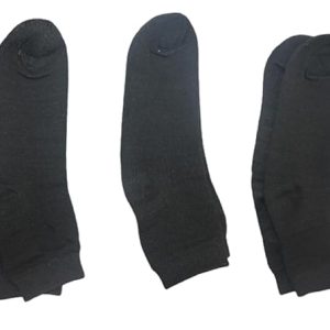 Uptakers Daily Socks for Men Pack of 4 Regular Use Cotton Ankle | Socks for men 100% cotton, black