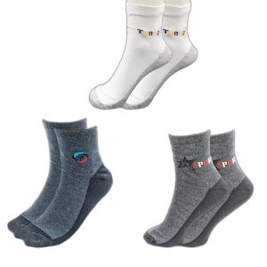 Uptakers Formal/Office Calf Socks for Men Combo, Pack of 3, Multicolor(Assorted).